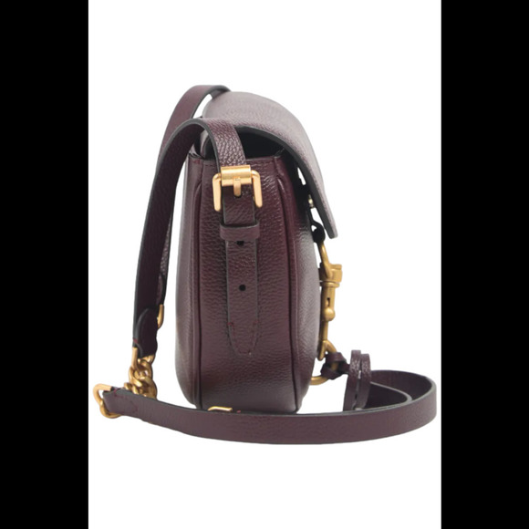 Rebecca Minkoff Megan Mini Saddle Bag Malbec - Picture 3 of 4